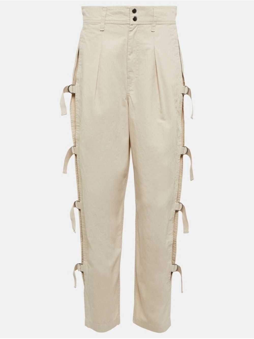 ISABEL MARANT | Women’s Beige Cargo Detail Pants